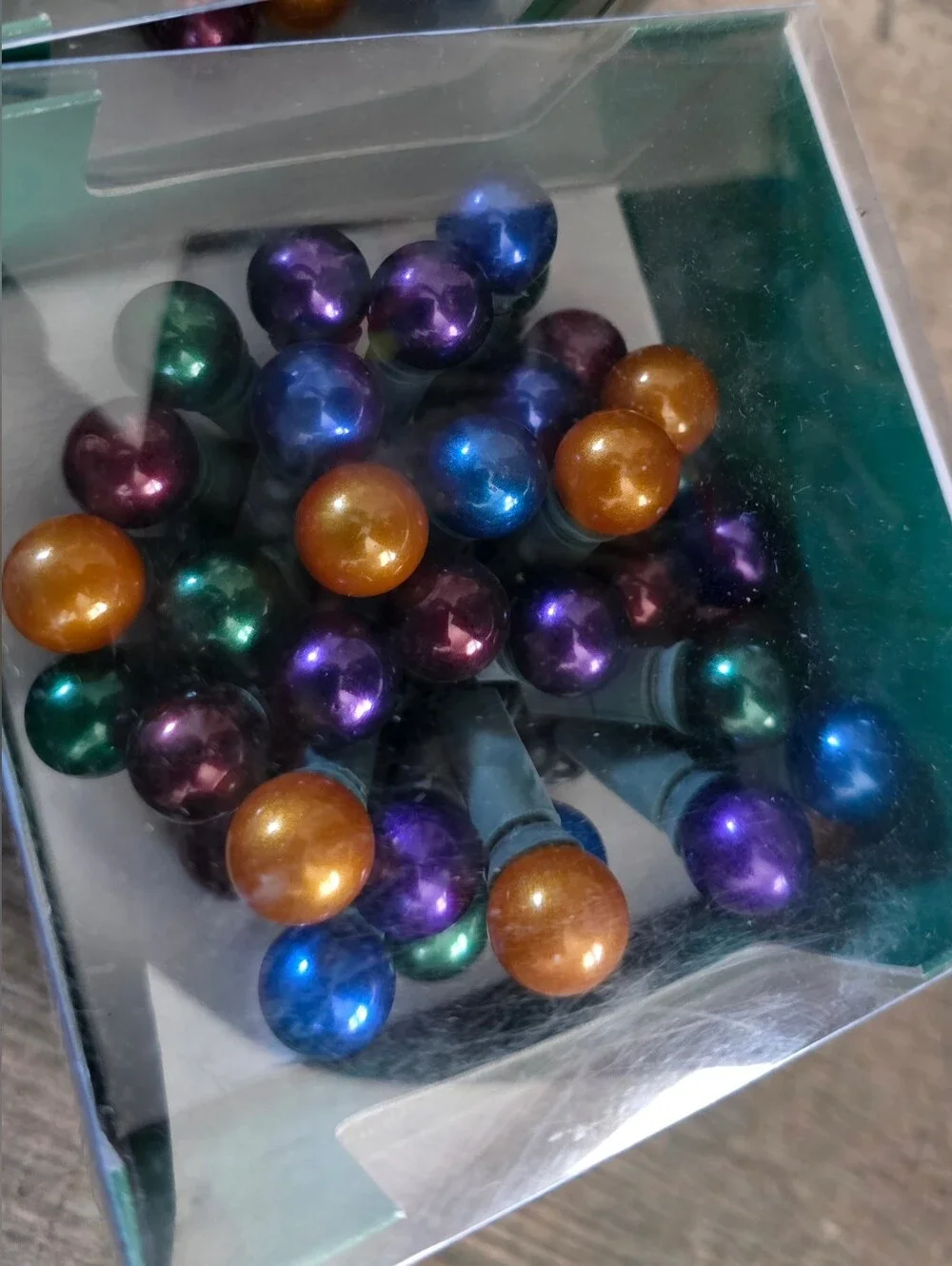 Vintage GE Super Bright Pearl String A Long 35 Lights